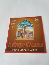 Etiquette bière ABBAYE D'AULNE
