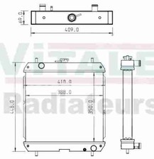 RADIATEUR EAU ISEKI TM 3265