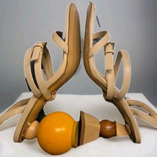 Sandales Bahia Natural/Lyst Square & Circle Heels 260 (1.5) US 9.5  