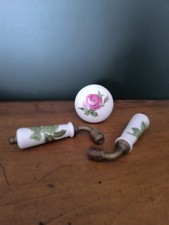 Lot Of 3 Antique Porcelain Handles