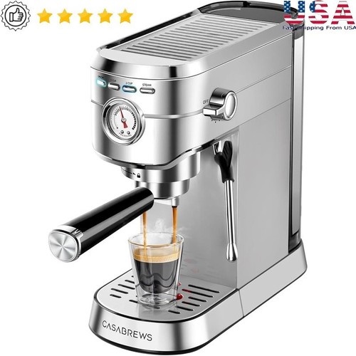 Espresso machine milk - machine, w/