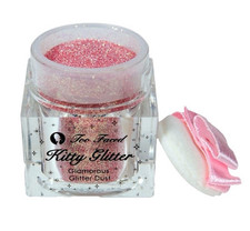 Too Faced Kitty Glitter Glamorous Body Dust Pussie Galore Iridescent Pink Rare