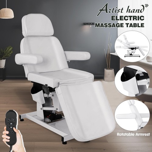 White electric facial bed - electric,