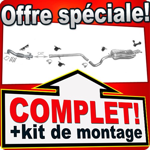 échappement pour bora - Échappement, vw