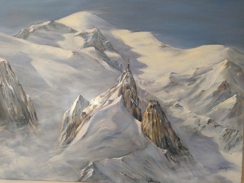 Tableau huile sur toile - huile,