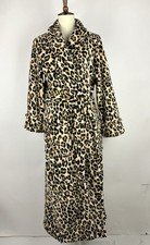 Charter Club Intimates Robe Animal Print Size XL Leopard Print Pockets Belted