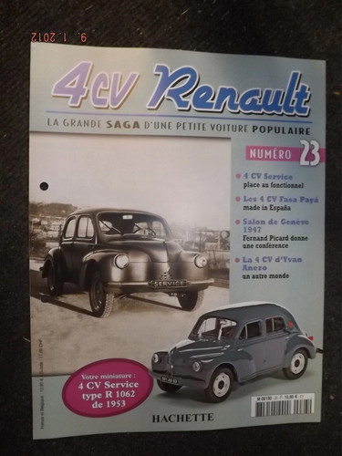 Fascicule 4cv renault la - 23,