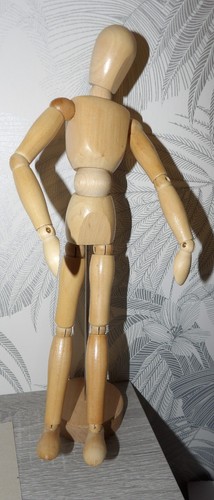 Mannequin bois articulé - en,