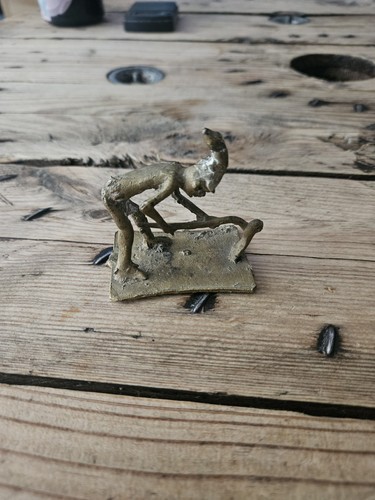 Sculpture bronze africain cire - sculpture,