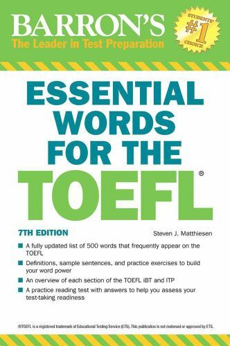Essential words for the toefl - words,