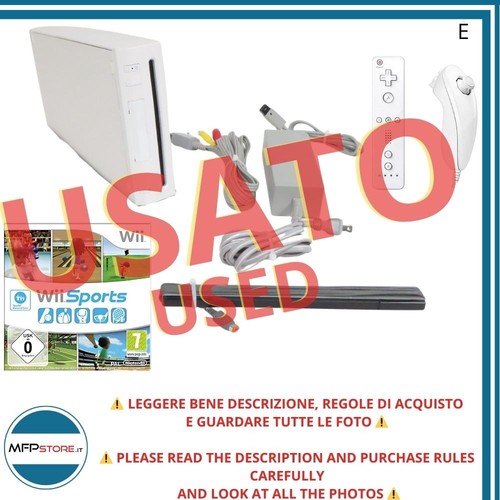 Nintendo wii blanche rvl 001 - nintendo, +