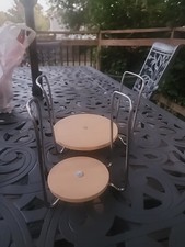 2-  IKEA Rationell Variera Adjustable Bamboo Plate Holder Organizer 