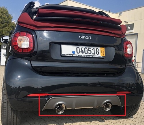 Smart 453 brabus diffuseur - smart,