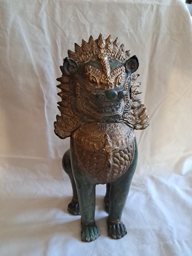 Statue lion impérial bronze - statue,
