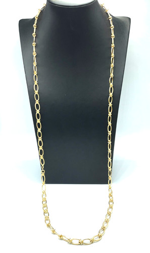 Collier long femme or - long,