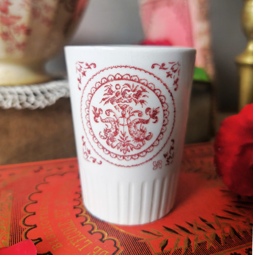 Gobelet ancien verre gien - verre,