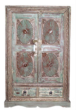 Indien Schrank Pastell Grün