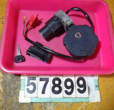 Yamaha TW200 Ignition Switch Lock Set w/ Key + Fuel Gas Cap OEM Used