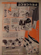 ADVERTISEMENT 1963 PEUGIMIX CENTRIFUGE BRUSH DRUM - ADVERTISING
