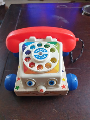 Fisher price telephone vintage - fisher,