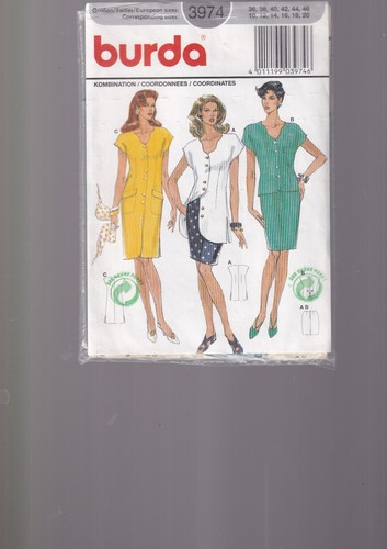 Patron burda 3974 - burda, n°3974