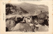 Old postcard AK AIN-LEUH Les Fours a Pain MOROCCO (1416127)