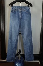 Vintage Levi’s 544 26068-1212 Light Wash Blue Jeans White Tab Patch Sz 9 27x33