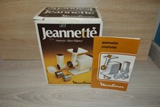 Hachoir + Bloc râpeur Jeannette Moulinex