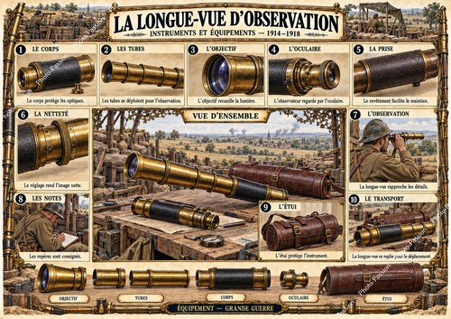 Longue vue observation - vue, de