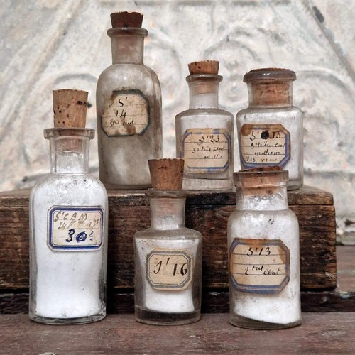 Flacons anciens séries - flacons,
