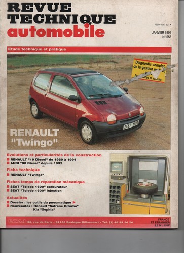 Revue technique auto - revue, renault