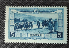 Maroc poste aérienne  timbre