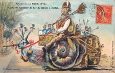 CPA 06 CARNAVAL DE NICE / 1908