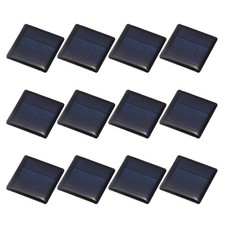 12Pcs Panneaux Solaires Mini
