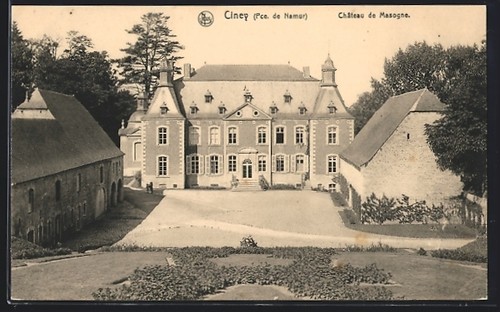 Cpa ciney chateau masogne - de,