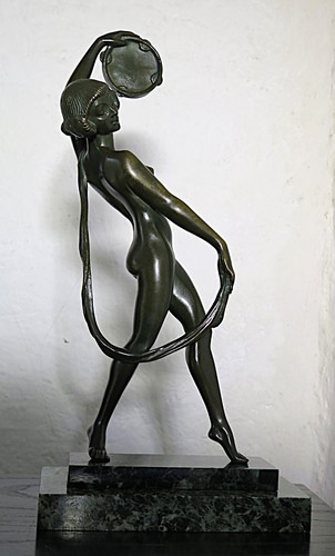 Sculpture bronze art déco