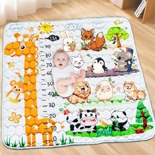 Tapis de Jeux Bebe 127x127 cm - Imperméable Tapis Parc Bebe Antidérapant Tapi...