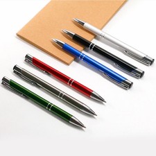 Luxury Full Metal Ballpoint Pen Black Ink Gel Pen Office Writing Stationery