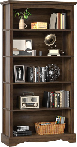 Tier wooden bookshelf - wooden, bookshelf,