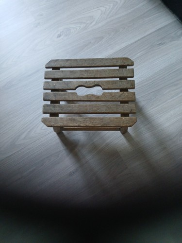 Ancien marche pied - pied, tabouret