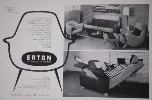Publicité presse 1958 - de,