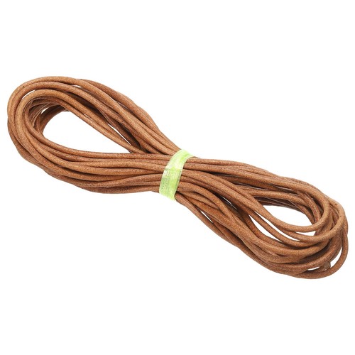 Cordon cuir tressé rond - en,