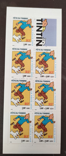 Carnet timbres tintin milou - et,