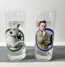 Retro Adventures Of Tintin Cartoon Comics Character Drinking Glasses 