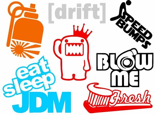 Stickers jdm auto - x7,