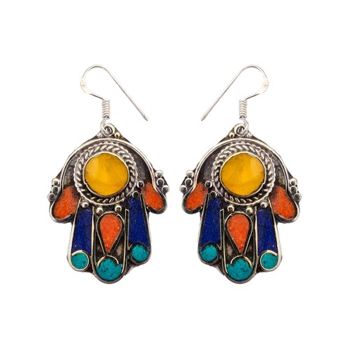 Boucles oreilles ethniques - boucles, d'oreilles