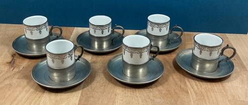 Service tasses café limoges - 6,