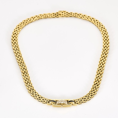 Collier jaune 18k - en, or