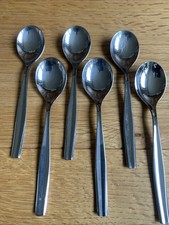 WMF Frankfurt Cromargan Allemagne Couverts 6 Cuillères À Café 12,1 Cm