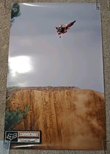 Ricky Carmichael Fox Racing Poster Vintage Original Honda Racing Motocross 39x25